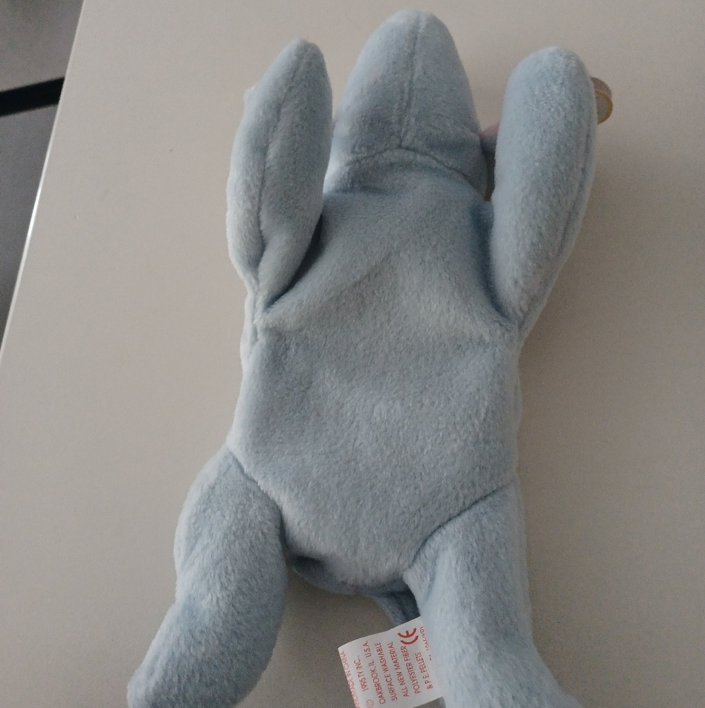 ✓Ty beanie baby elephant peanut 10in - Picture 9 of 13